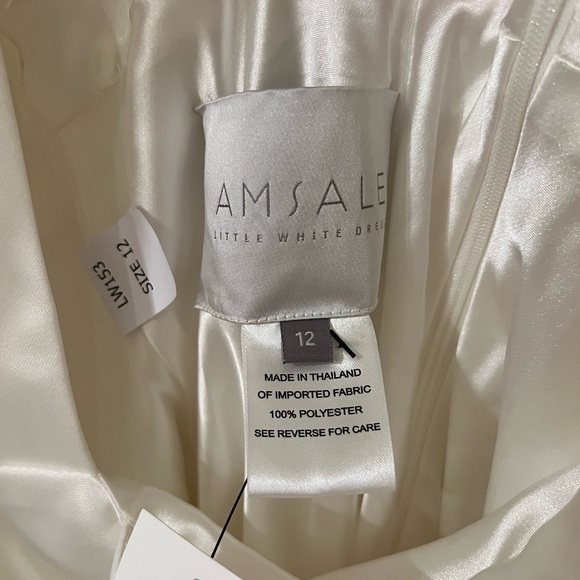 Amsale Bias Cut Satin Dress - Picture 9 of 12